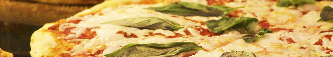 Eating Italian Pizza at Villa Italia Ristorante restaurant in Newburgh, NY.